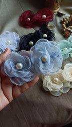 Elegant Pearl Bloom Hair Clip – Multiple Colors