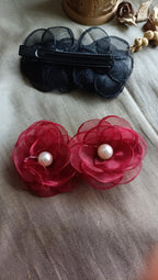 Elegant Pearl Bloom Hair Clip – Multiple Colors
