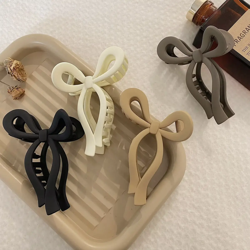 Bow Claw Clips | Minimalist Hair Accessories
