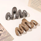 super Matte Hair Claw Clips for Long or Short Hair, hair accessories for women, Wavy Style, Durable and Strong Hold