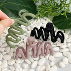 super Matte Hair Claw Clips for Long or Short Hair, hair accessories for women, Wavy Style, Durable and Strong Hold