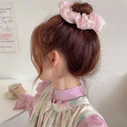 Korean Style Sweet Hair Band Lace Fluffy Scrunchie