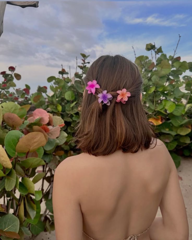 Colorful Flower Hair Clips | Fun Hair Accessories