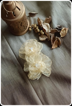 Shimmer Blossom Hair Clip Set (pack of Two)