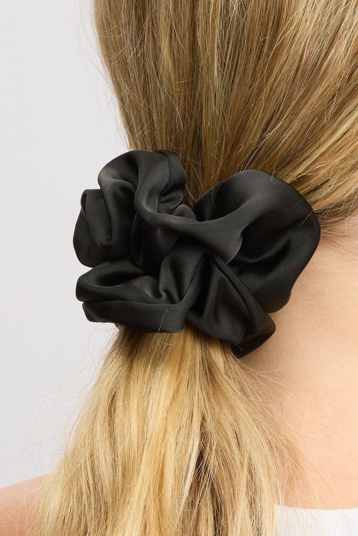 Trendy & Soft Satin Scrunchie for Hair - Stylish Hair Accessory for All Hairstyles