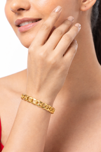 Buy Gold Finish Leaf Chain Kadafor Women