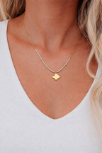 Gold Clover Necklace