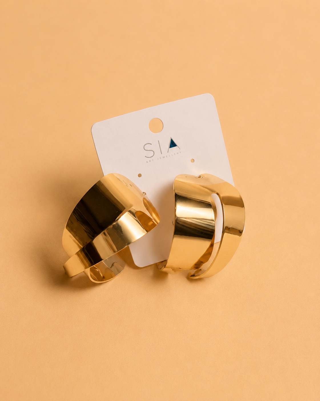 Bold Chunky Gold Hoop Earrings – Korean Fashion Jewelry