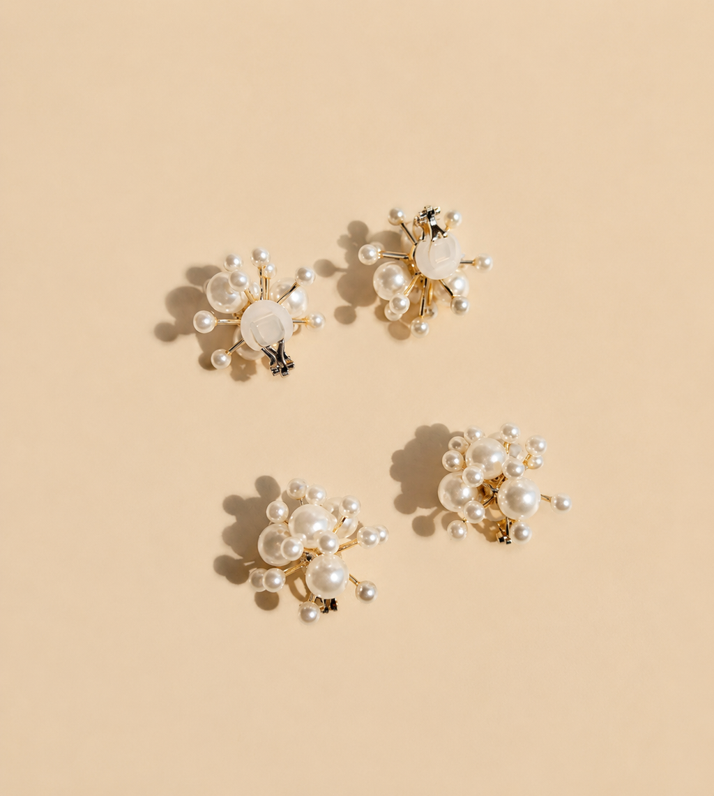 Pearl Bloom Ear Cuff – No Piercing Required