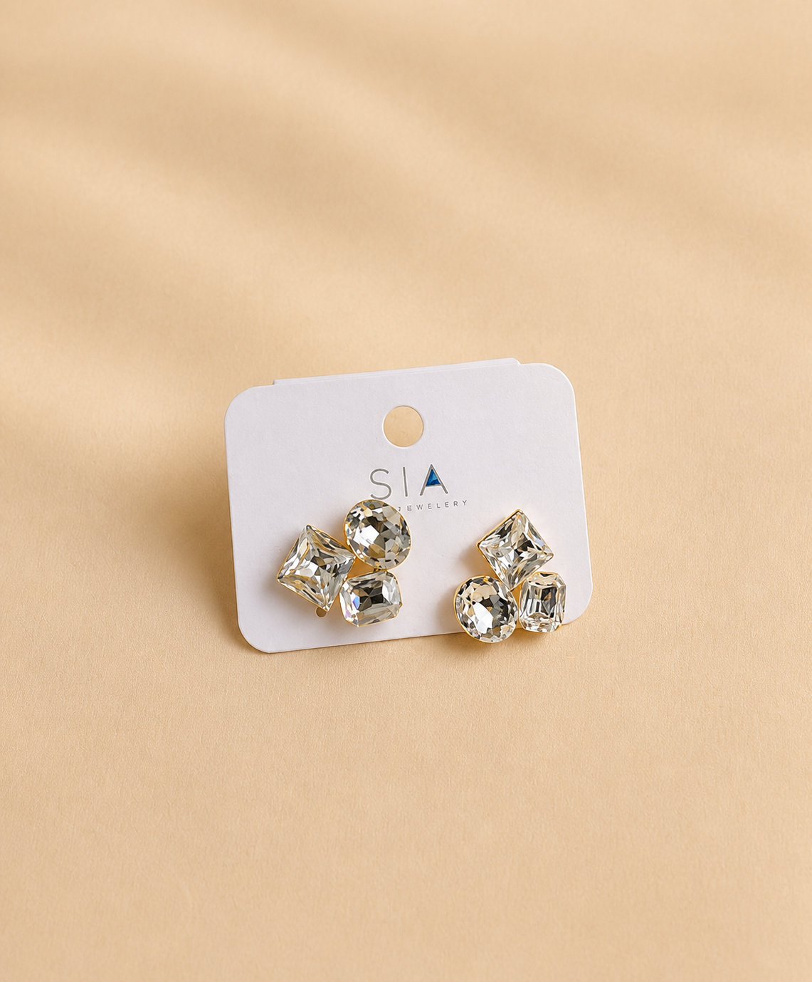 GIRLY – Crystal Glow Stud Earrings