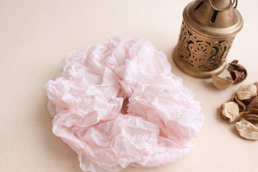 Korean Style Sweet Hair Band Lace Fluffy Scrunchie