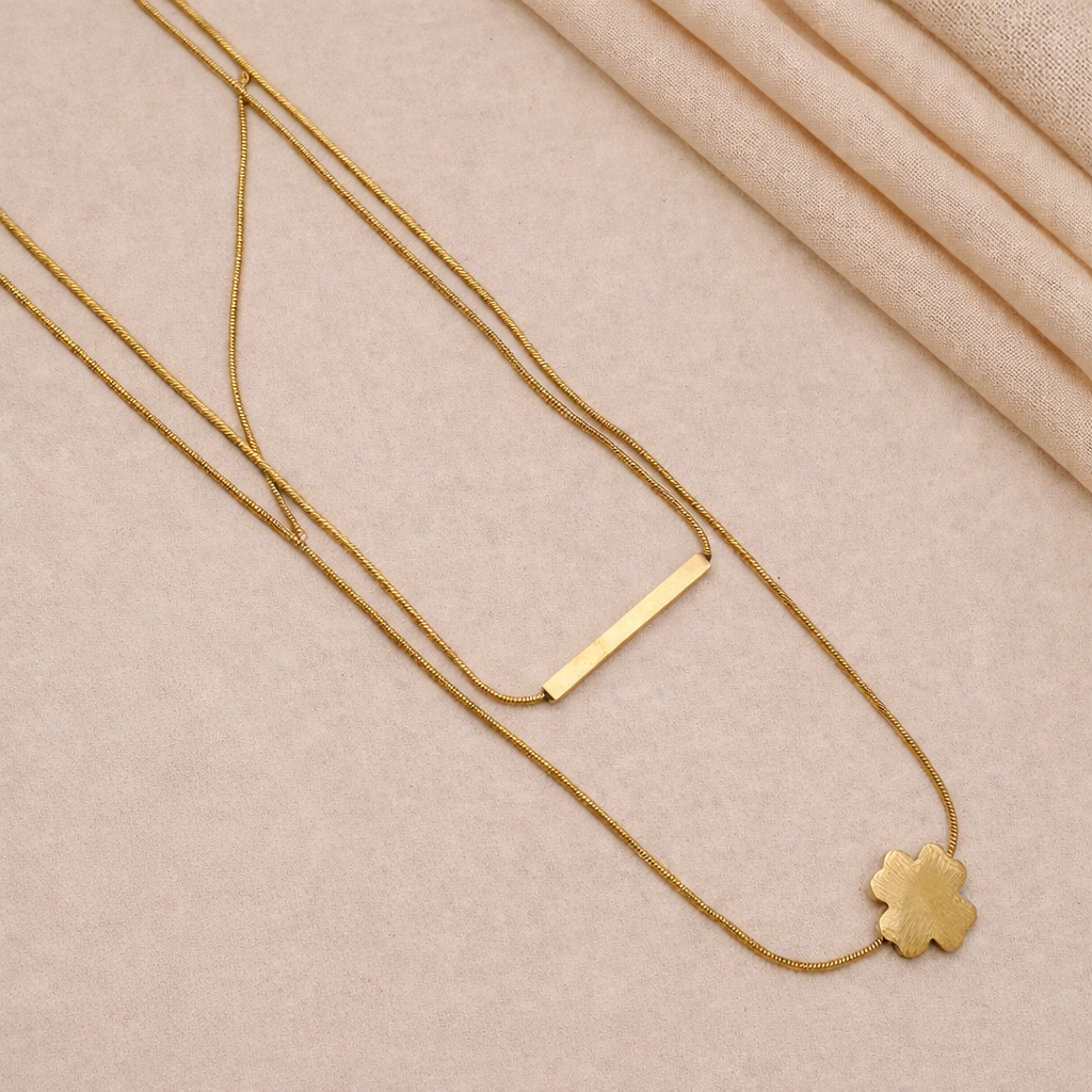 GIRLY- stylish gold layered necklaces collection
