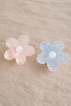 Fashion Marble print Flower Hair Claws