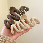 super Matte Hair Claw Clips for Long or Short Hair, hair accessories for women, Wavy Style, Durable and Strong Hold