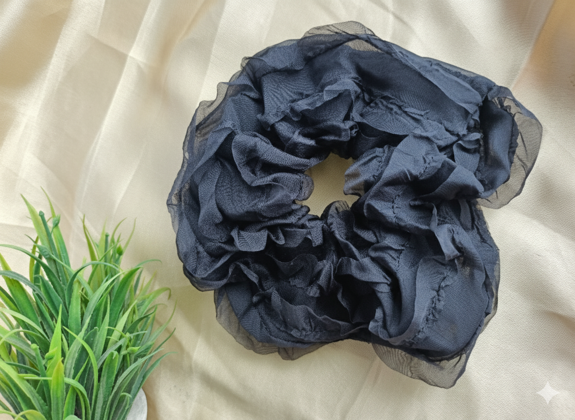 Korean Style Sweet Hair Band Lace Fluffy Scrunchie