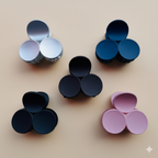Trendy Matte Hair Clips | Aesthetic Hair Accessories & Ponytail Holders