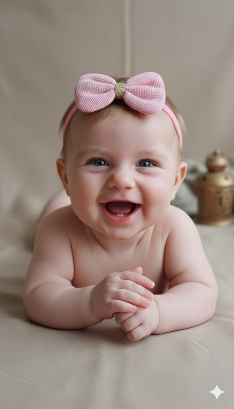 Mini Bow Baby Headbands – Soft & Stylish Collection by GIRLY