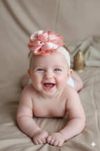 Soft Bow Baby Headbands – Set of Pastel & Bright Colors