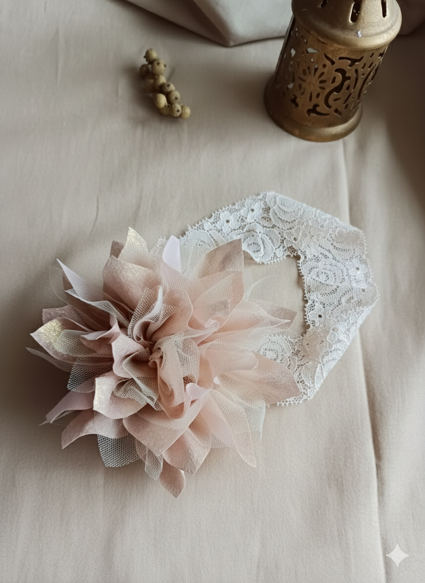 Elegant Floral Lace Headbands – Soft Bloom Collection by GIRLY