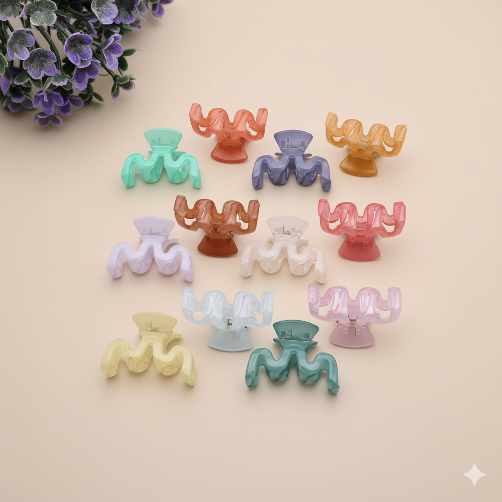 Trendy Stylish Hair Zig zag Claw Clip