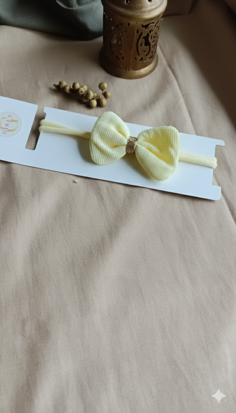 Mini Bow Baby Headbands – Soft & Stylish Collection by GIRLY