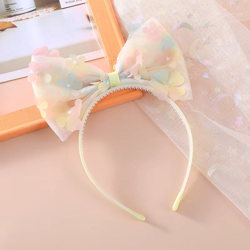 FAME FOREVER Floral Bow Head Band