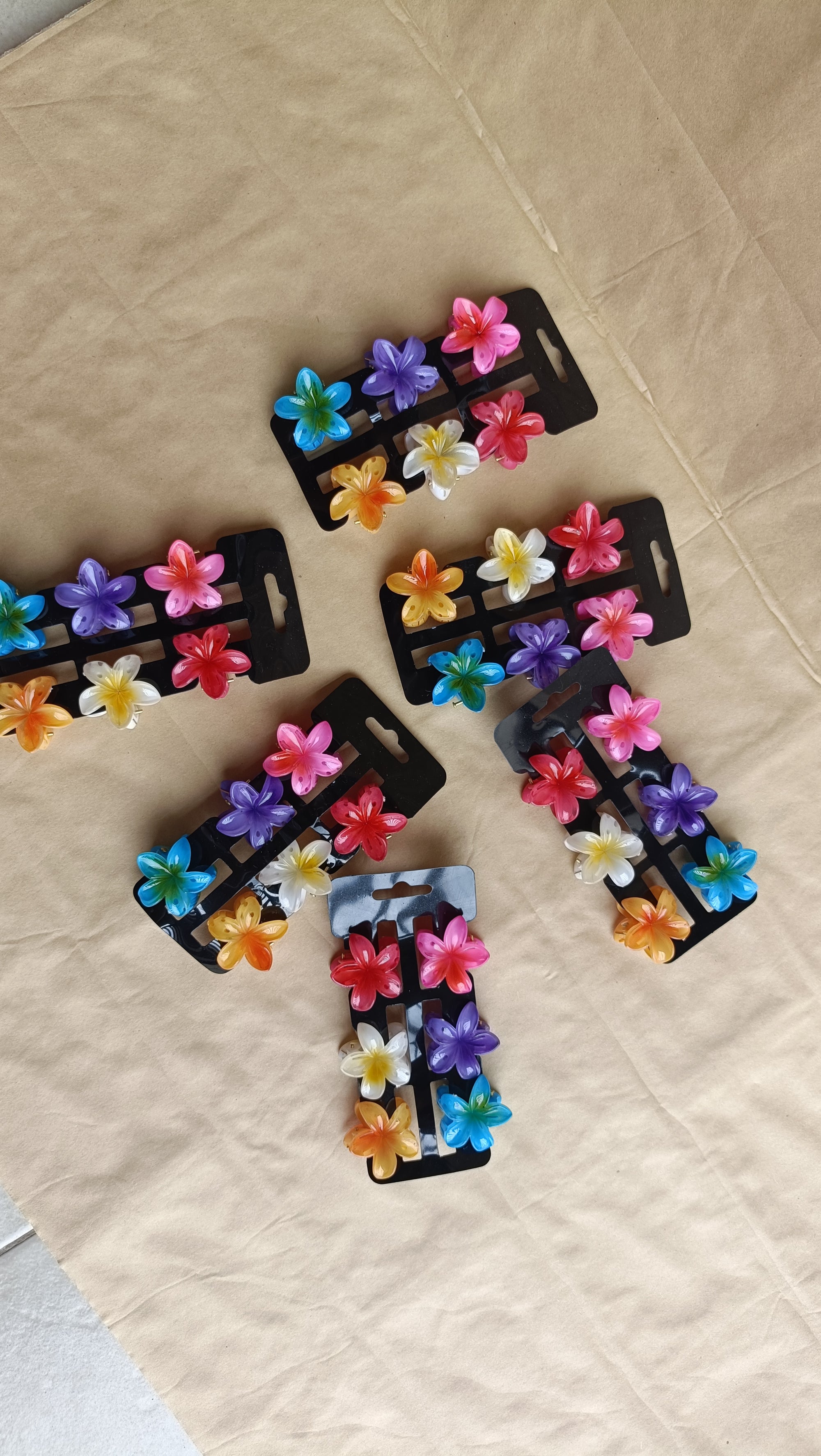 Colorful Flower Hair Clips | Fun Hair Accessories