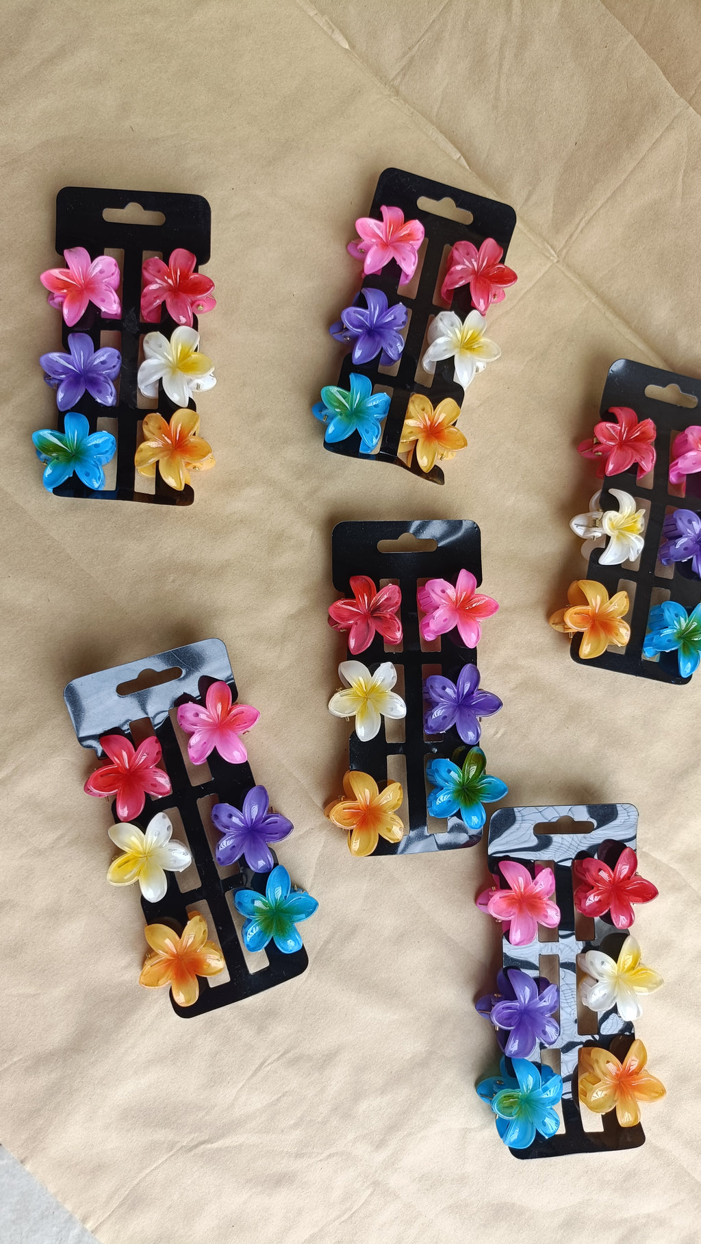 Colorful Flower Hair Clips | Fun Hair Accessories