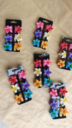 Colorful Flower Hair Clips | Fun Hair Accessories