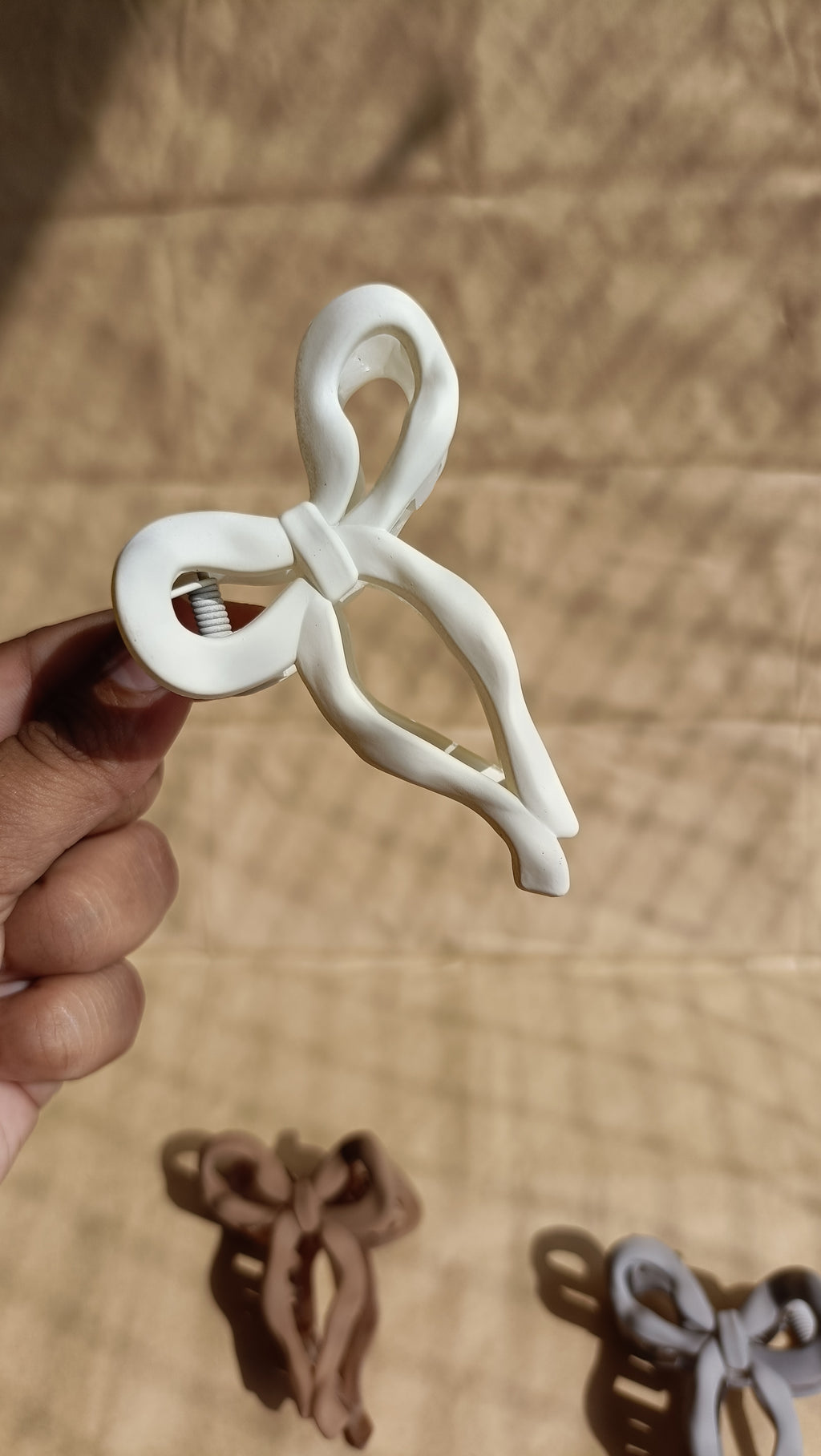 Bow Claw Clips | Minimalist Hair Accessories