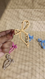 Matte Bow Claw Hair Clips