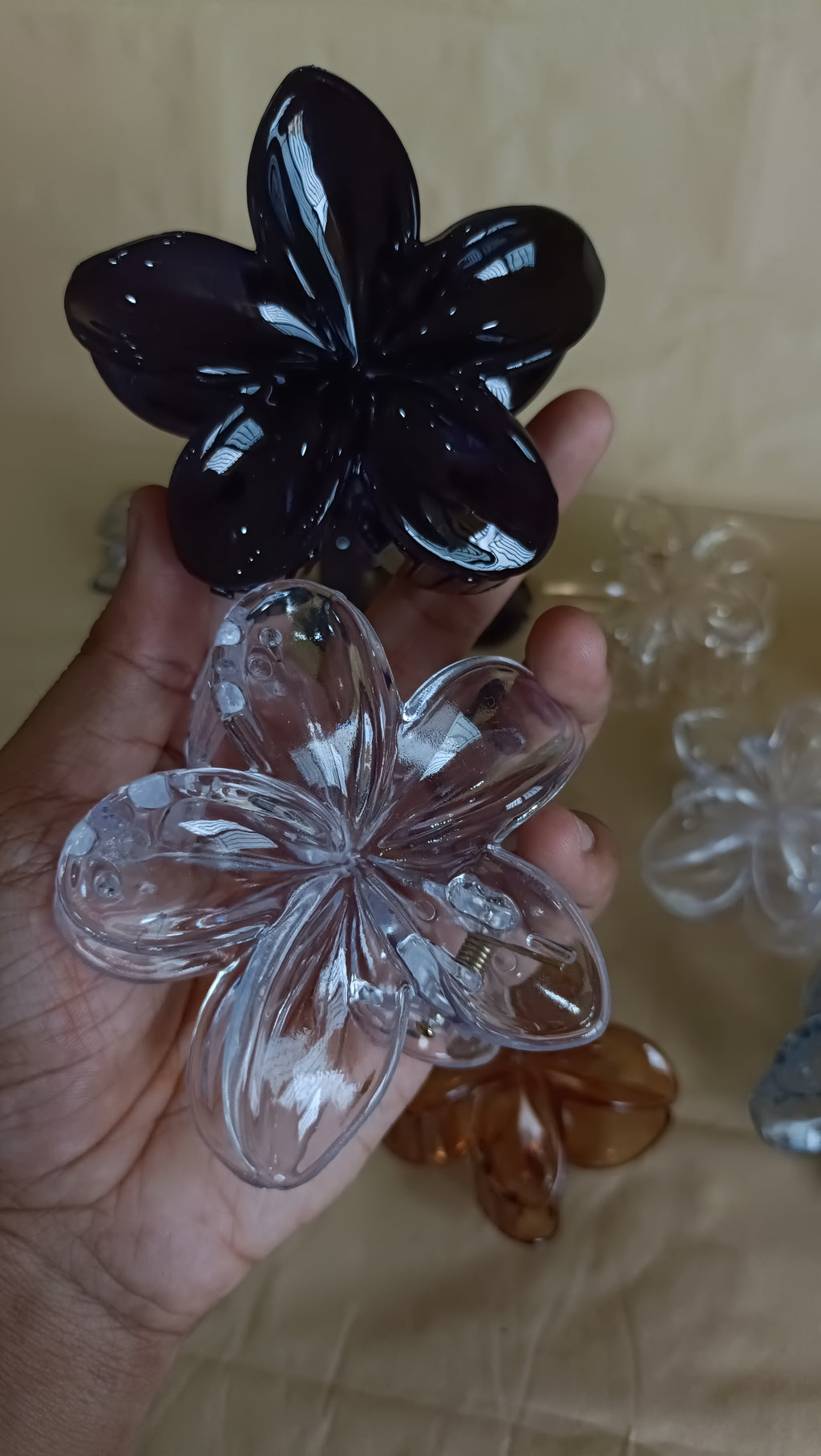 NON SLIP FLOWER - Pastel Hair Claws for Women & Girls