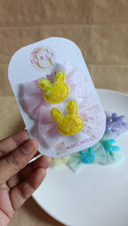 Bunny Sequin Hair Clip for Girls | Cute Bow Hair Accessory