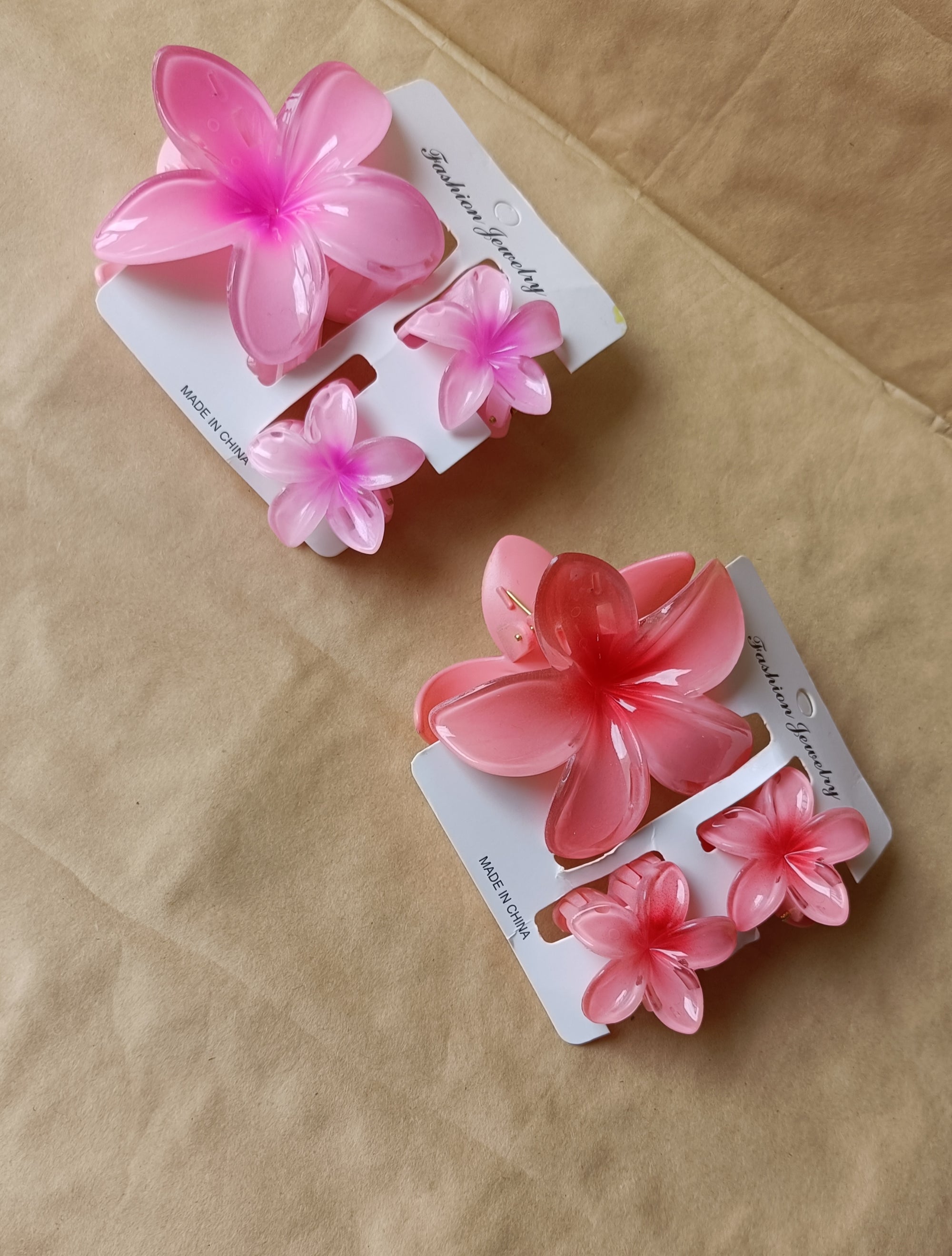 Flower Hair Clutcher Clips | Stylish Floral Hair Accessories for Women & Girls