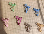 Matte Bow Claw Hair Clips