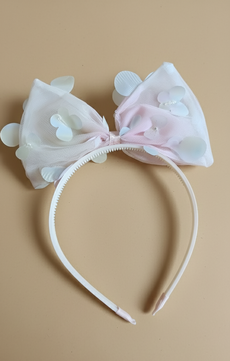 FAME FOREVER Floral Bow Head Band