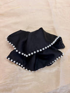 French Ruffle Pearl Ponytail Hair Claw