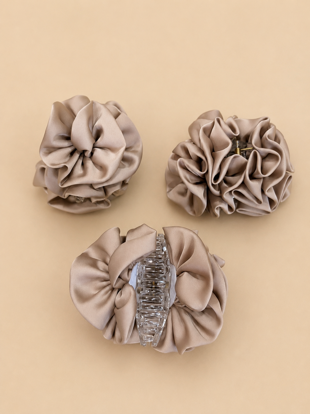 Premium Satin Hair Clutcher for Women | Oversized Claw Clip