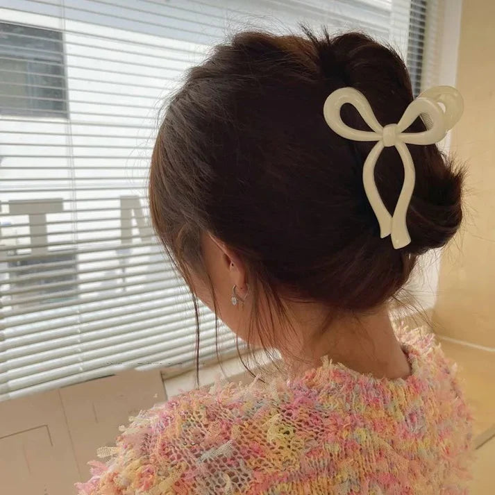 Colorful Big Bow Hair Claw Clips Hair Accessories for Girls