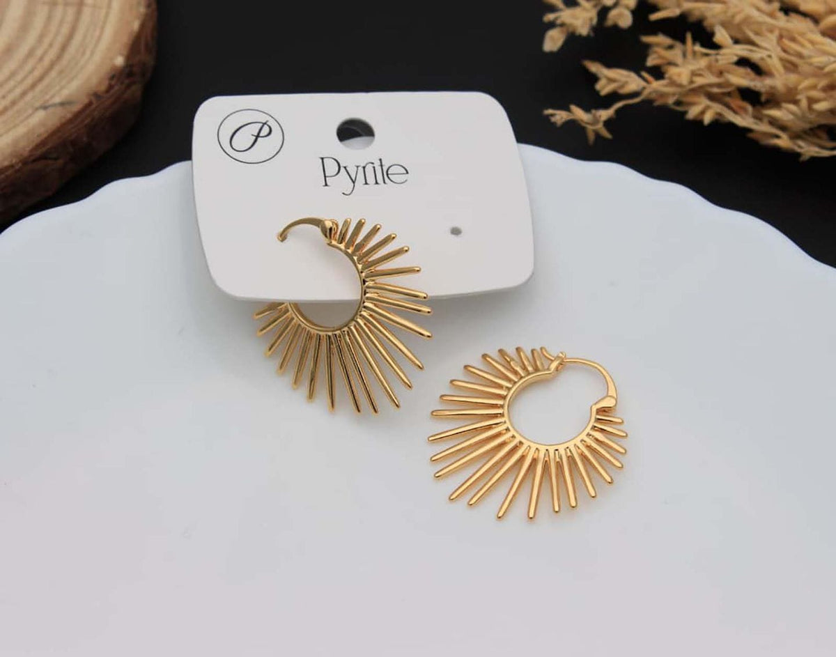 Buy Sun Burst Earrings Online | GIRLY Jewellery