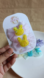 Bunny Sequin Hair Clip for Girls | Cute Bow Hair Accessory