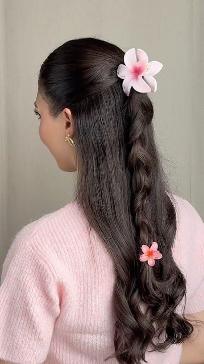 Flower Hair Clutcher Clips | Stylish Floral Hair Accessories for Women & Girls