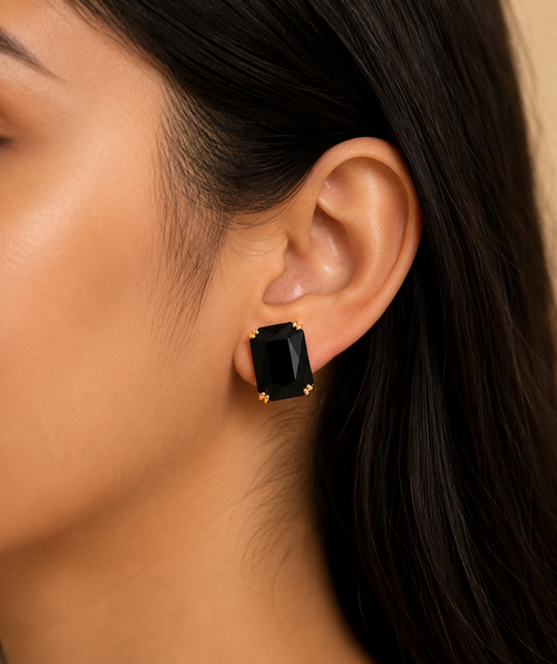 Black Chic Statement Earrings