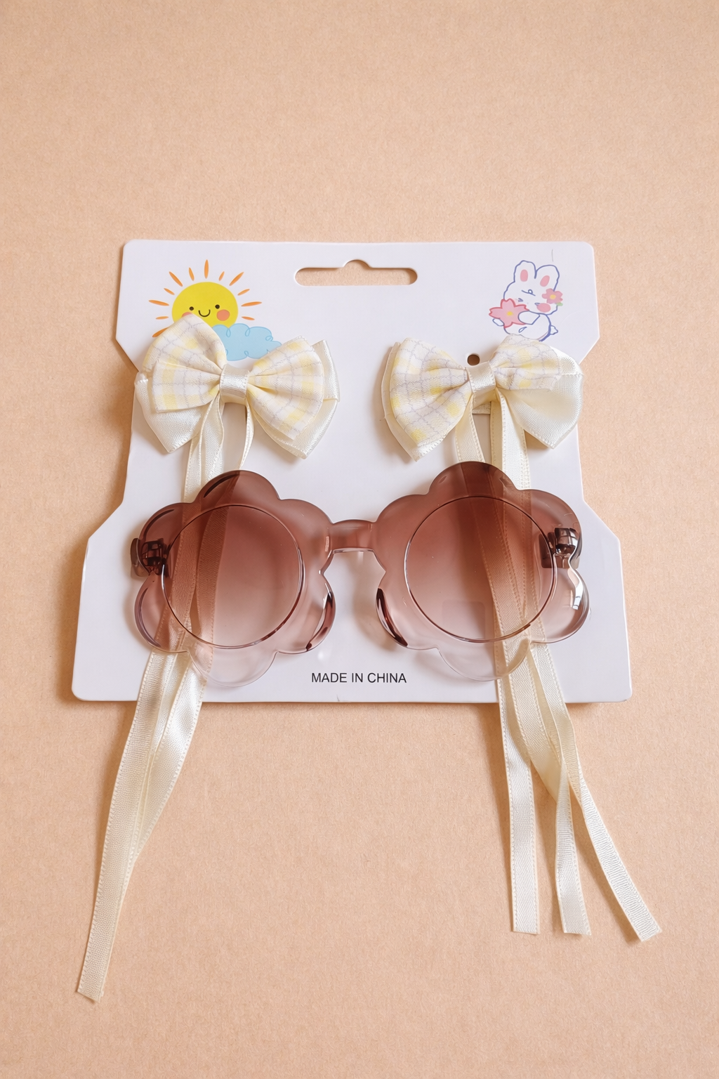Kids Sunglasses Set with Hair pin