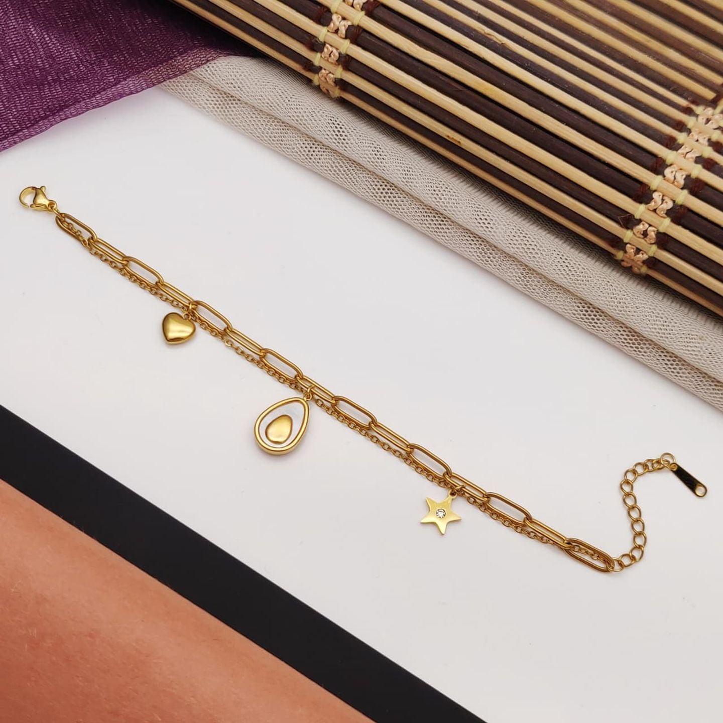 Stylish Gold Bracelet | Lightweight & Trendy