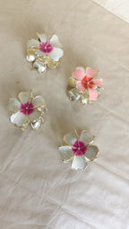 METAL FLORAL Hair Clutchers