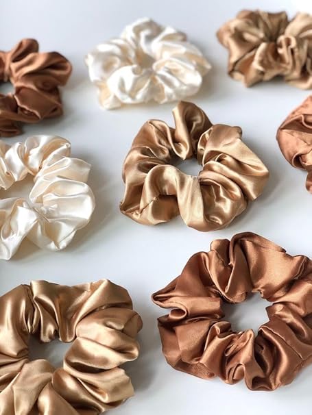 Normal size satin Scrunchies